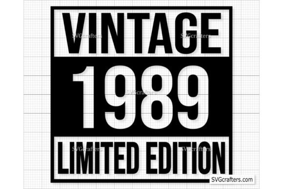 Download Vintage 1989 Svg Png, 33rd Birthday Svg - 1989 Collection