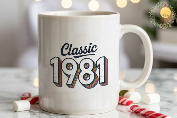 Download Classic 1981 Retro Distressed PNG - 1981 Collection