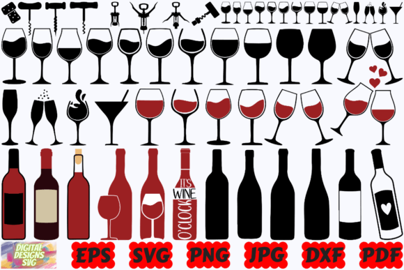 Download Wine Silhouette | Wine Glass SVG | PNG - Wine glass svg Collection