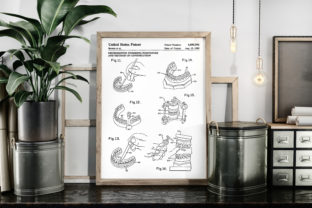 Download Orthodontic Patent Blueprint Wall Decor - Premium Resources