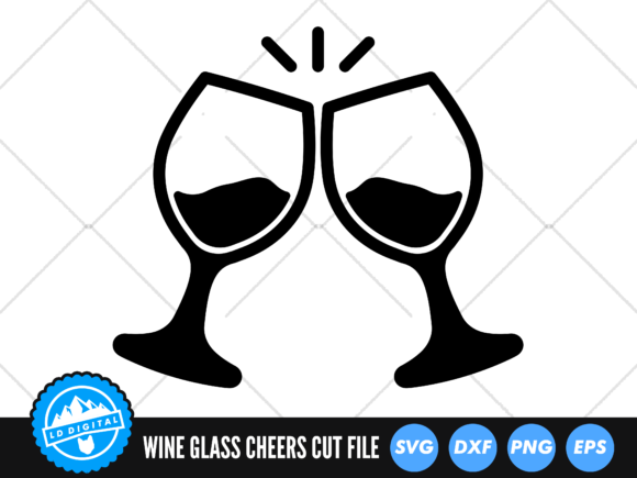 Download Wine Glass Cheers SVG | Wine Glass SVG - Wine glass svg Collection