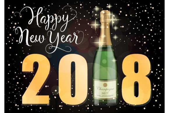 Download Happy New Year 2018 Lettering. New Year - Premium Resources