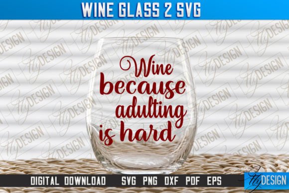 Download Wine Glass SVG Design | Alcohol SVG V.2 - Premium Resources